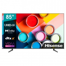 SMART TV HISENSE 85" LED UHD 4K A6BG