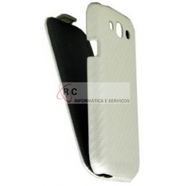 Bolsa Flip Cover para Samsung GT-I9082 Branca