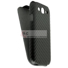 Bolsa Flip Cover para Samsung GT-I9082 Preta