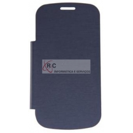 Bolsa Flip Cover New Mobile para Samsung GT-I9082 Azul