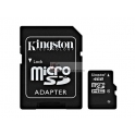 Micro SD card Kingston 4GB Alta Capacidade - com adaptador SD 