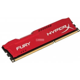 Memória RAM Kingston DDR3 HyperX 8GB 1600MHz CL10 FURY Red Series