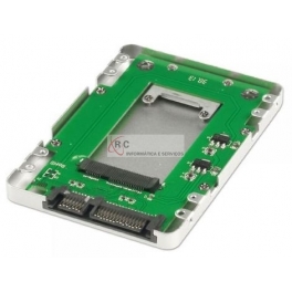 Adaptador 2.5" SATA (7mm) para mSATA SSD