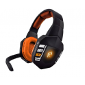 Auscultadores Gaming Pro Aegis Preto e Laranja DRAGON WAR