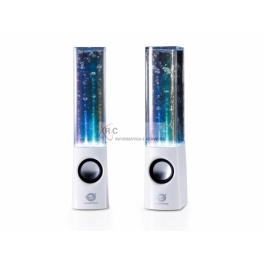 Colunas Dancing Water Speaker - White Conceptronic