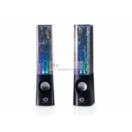 Colunas Dancing Water Speaker - Black Conceptronic