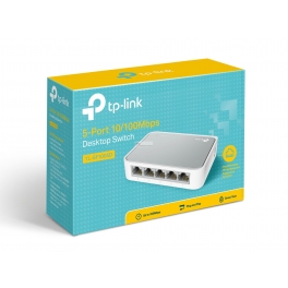 Switch de mesa TP-Link 5 portas 10/100 - TL-SF1005D